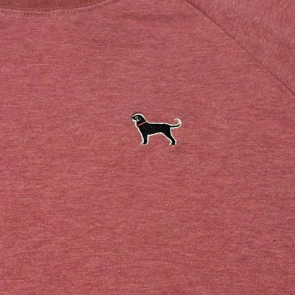 The Black Dog Sweatshirt Crewneck Sweater Salmon Pockets - Mens Med. - Picture 3 of 9